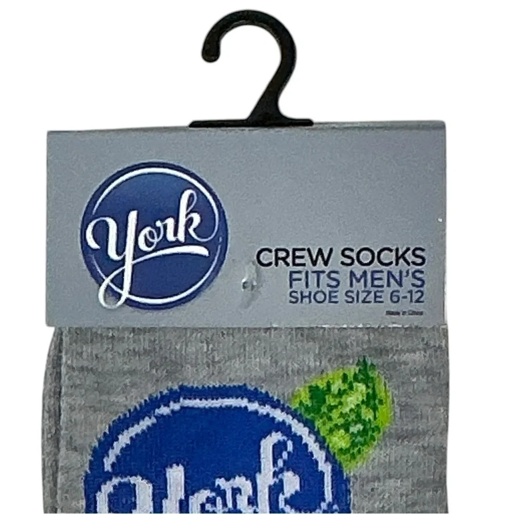 Peppermint Patty York Crew Socks Mens Novelty Funny Unisex OS Shoe Size 6-12